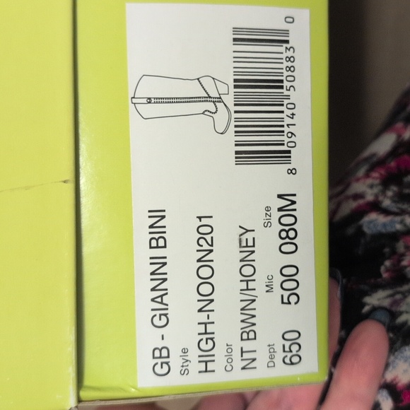 Gianni Bini Dark Brown Leather High Noon boots - Picture 8 of 8